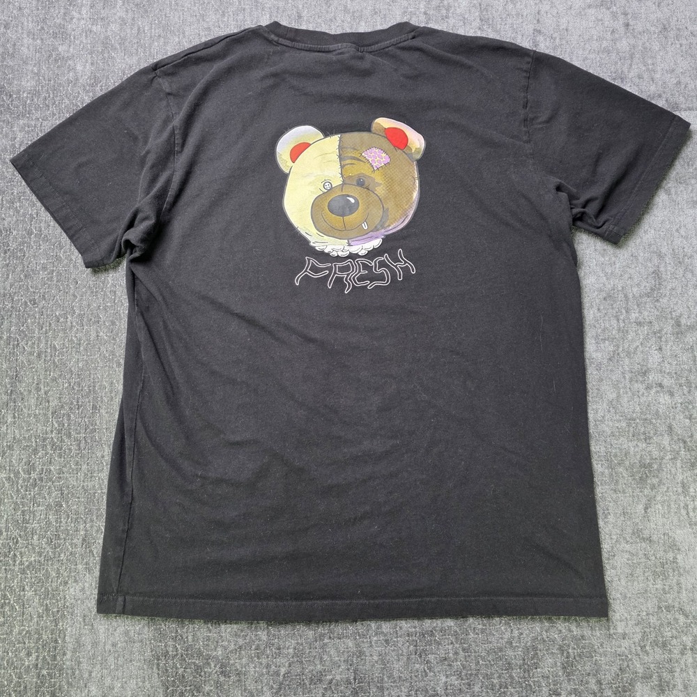Teddy Fresh Colorful Filth Head Shirt Adult XXL 2XL Black Embroidered Logo Bear